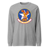 182nd Fighter Squadron Long Sleeve T-Shirt - Heather Grey