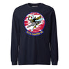 457th Fighter Squadron Long Sleeve T-Shirt - Navy