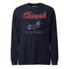 Ch-47f Chinook Blueprint Long Sleeve T-Shirt - Navy