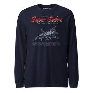 F-100d Super Sabre Blueprint — Navy