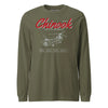 Ch-47f Chinook Blueprint Long Sleeve T-Shirt - OD Green