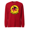 107th Fighter Squadron Long Sleeve T-Shirt - Red