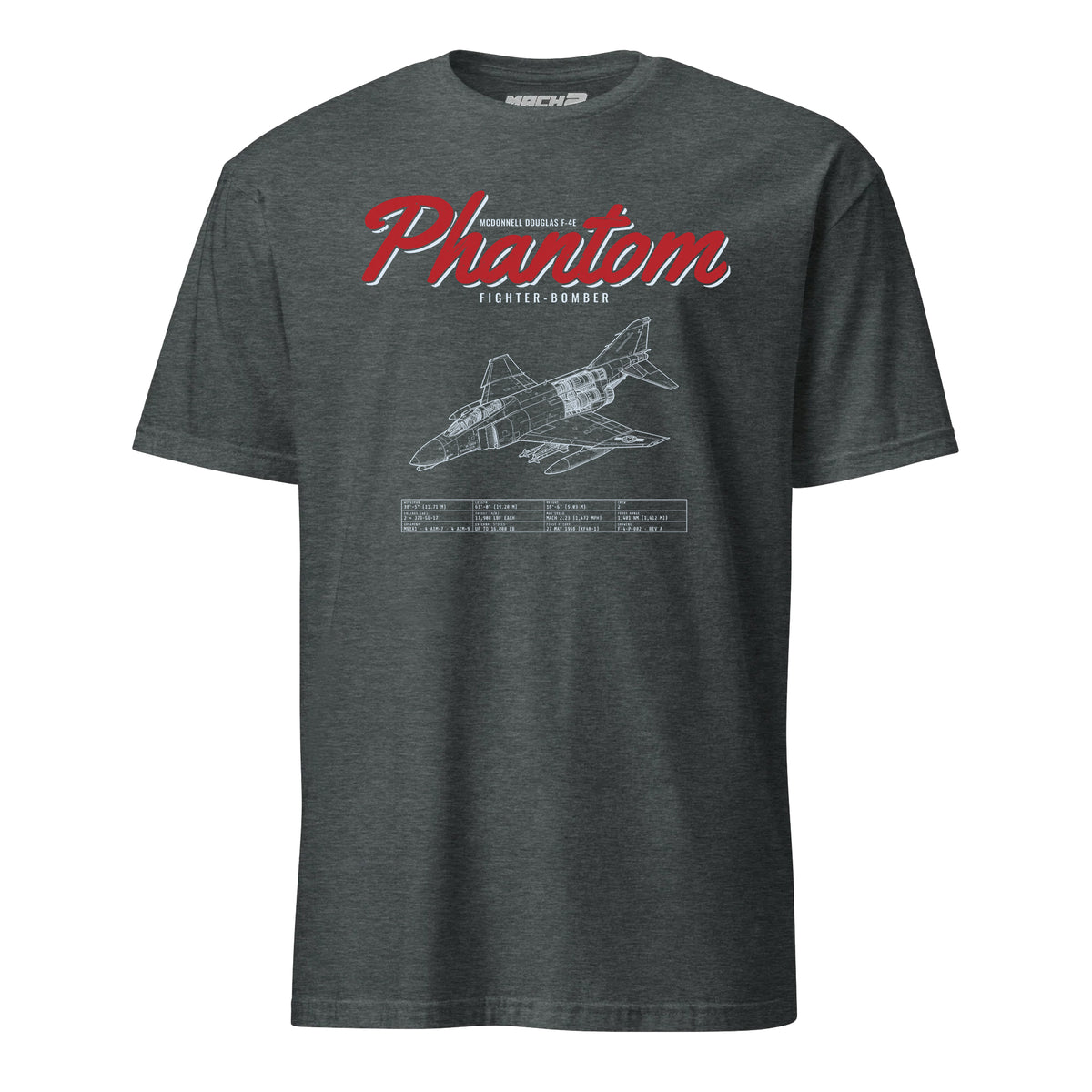 F4-e Phantom Blueprint — Charcoal Heather