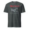B-17g Flying Fortress Blueprint T-Shirt - Charcoal Heather
