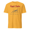 F-100d Super Sabre Blueprint T-Shirt - Gold