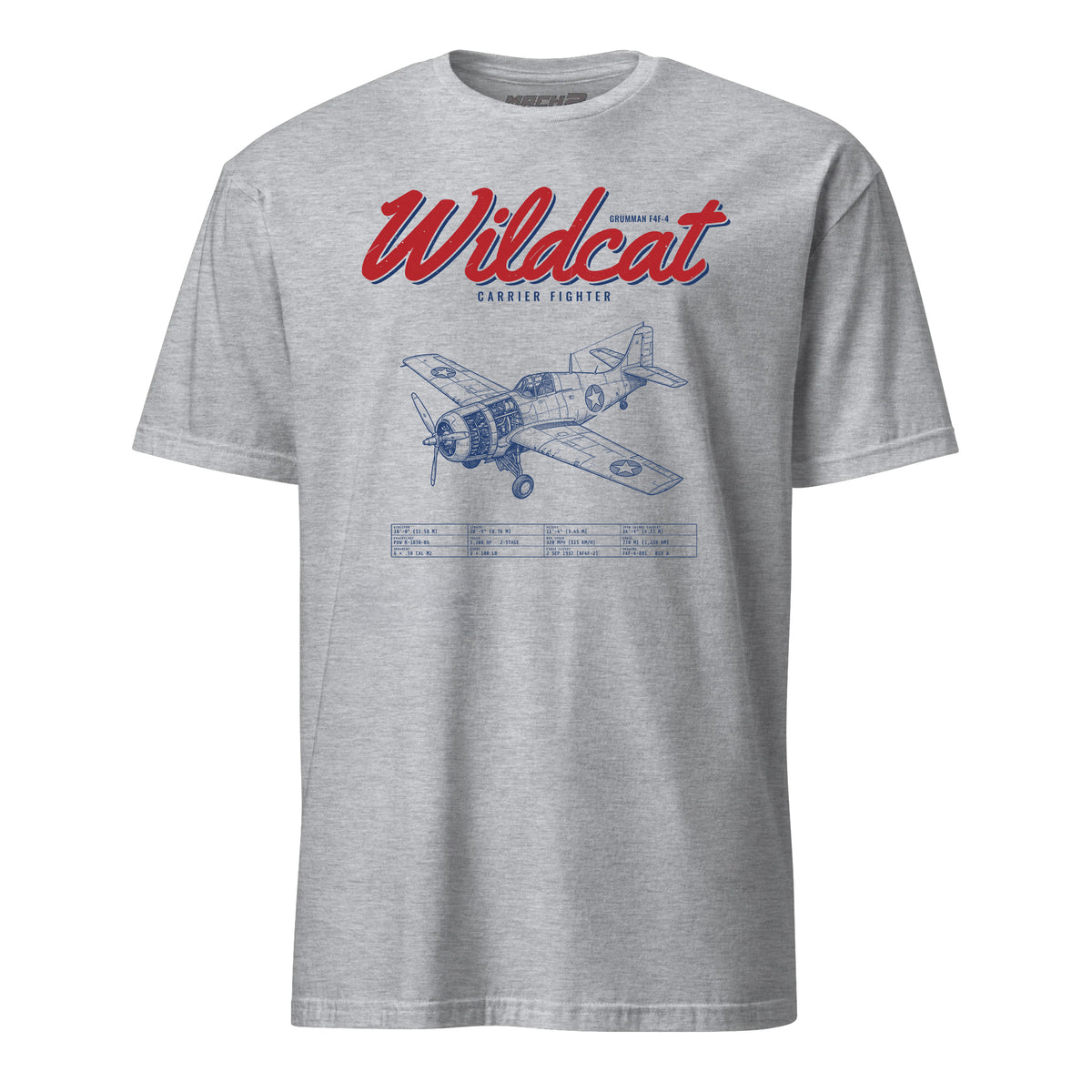 F4f-4 Wildcat Blueprint — Heather Grey