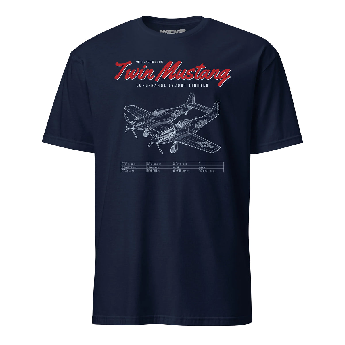 F-82e Twin Mustang Blueprint — Navy