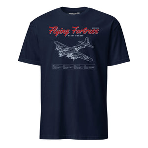 B-17g Flying Fortress Blueprint — Navy