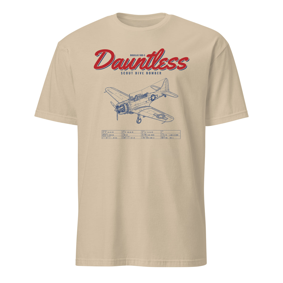 Sbd-5 Dauntless Blueprint — Sand