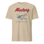 P-51d Mustang Blueprint — Sand