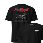 F-84g Thunderjet Blueprint — Black