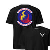514th Flight Test Squadron Front & Back T-Shirt - Black