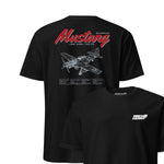 P-51d Mustang Blueprint — Black