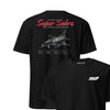 F-100d Super Sabre Blueprint Front & Back T-Shirt - Black