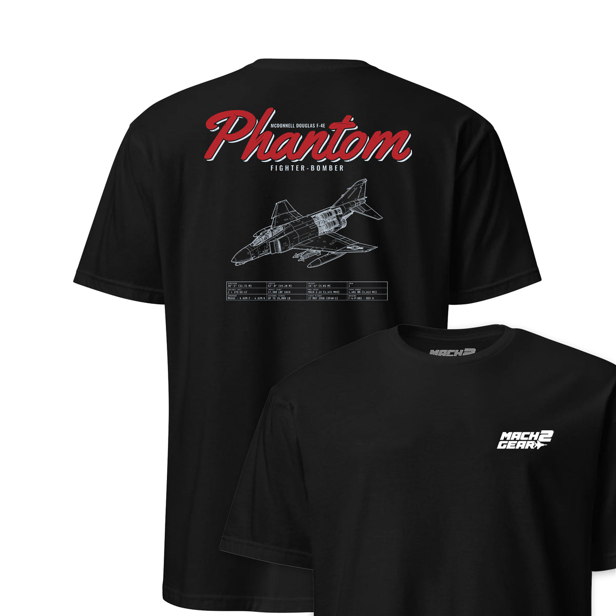 F4-e Phantom Blueprint — Black