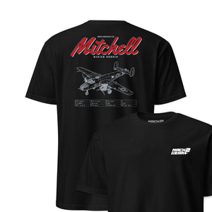 B-25j Mitchell Blueprint — Black