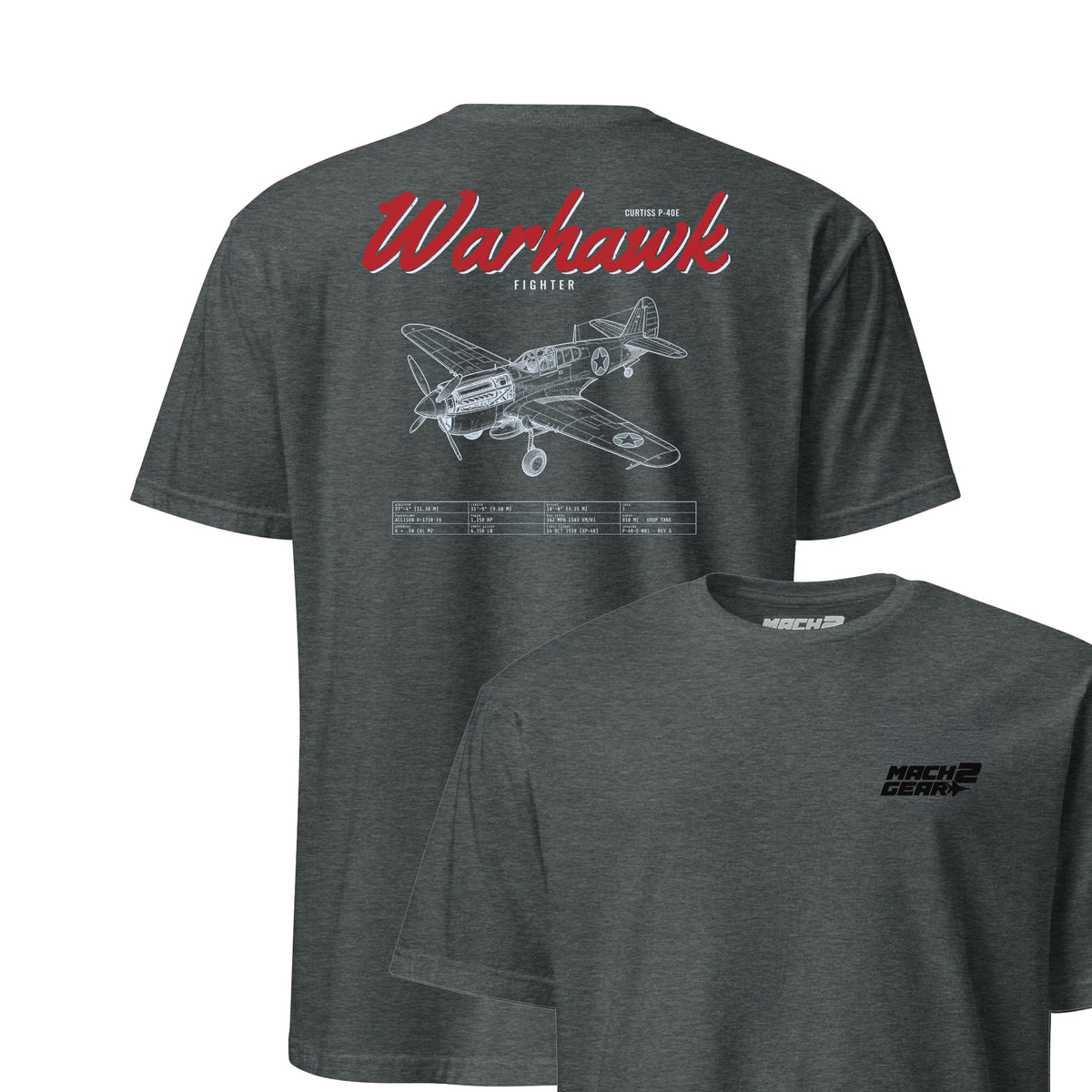 P-40e Warhawk — Charcoal Heather