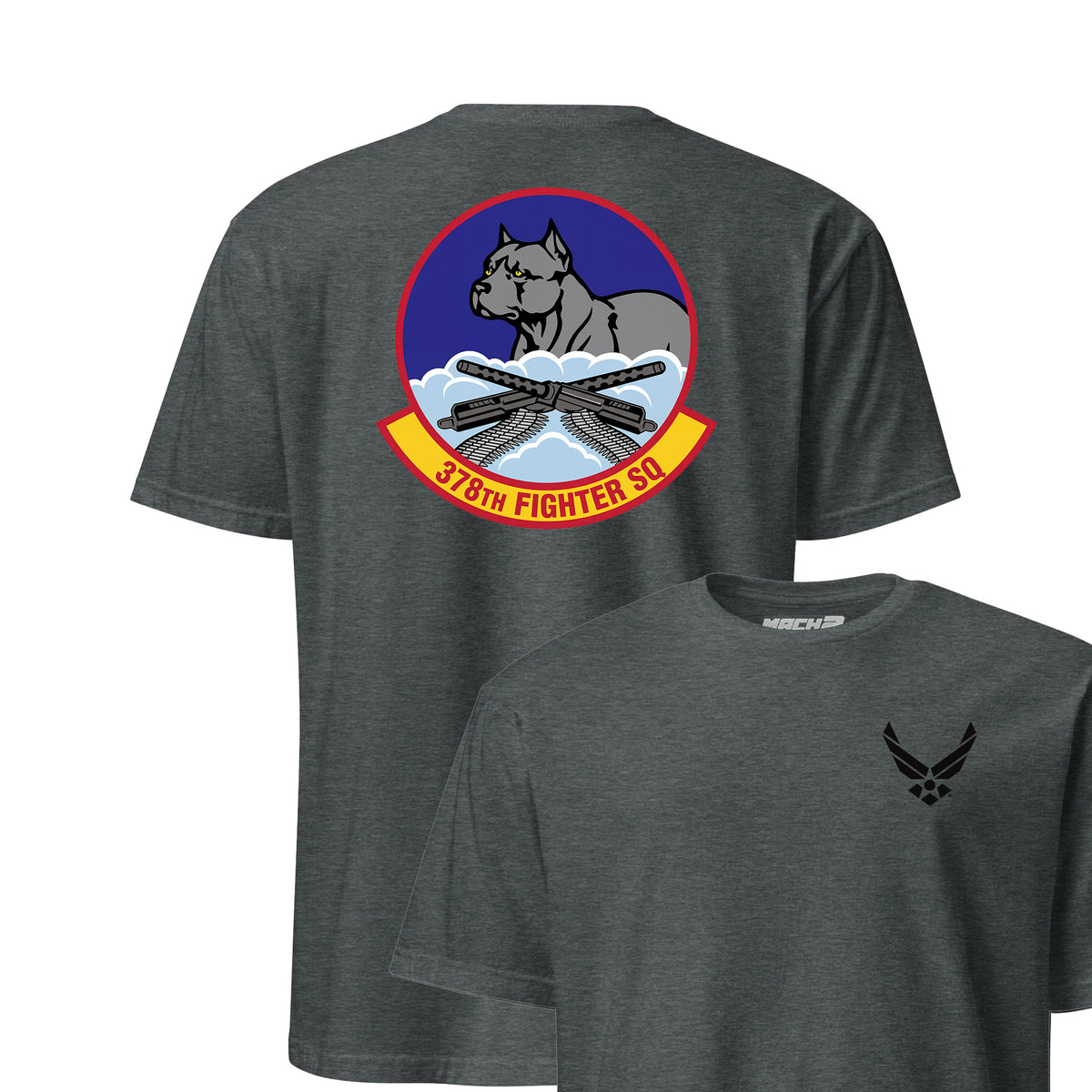 378th Fighter Squadron — Charcoal Heather
