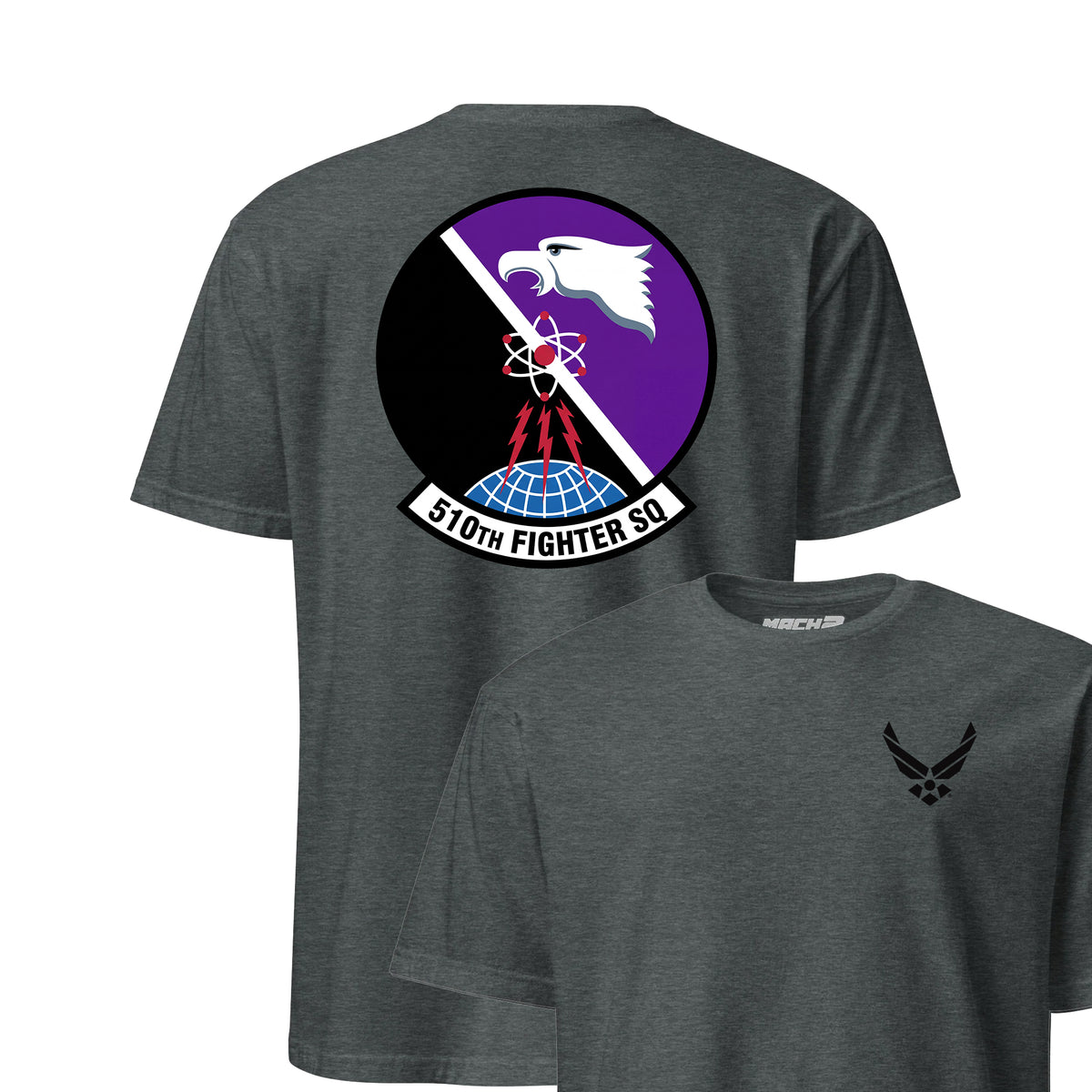 510th Fighter Squadron — Charcoal Heather