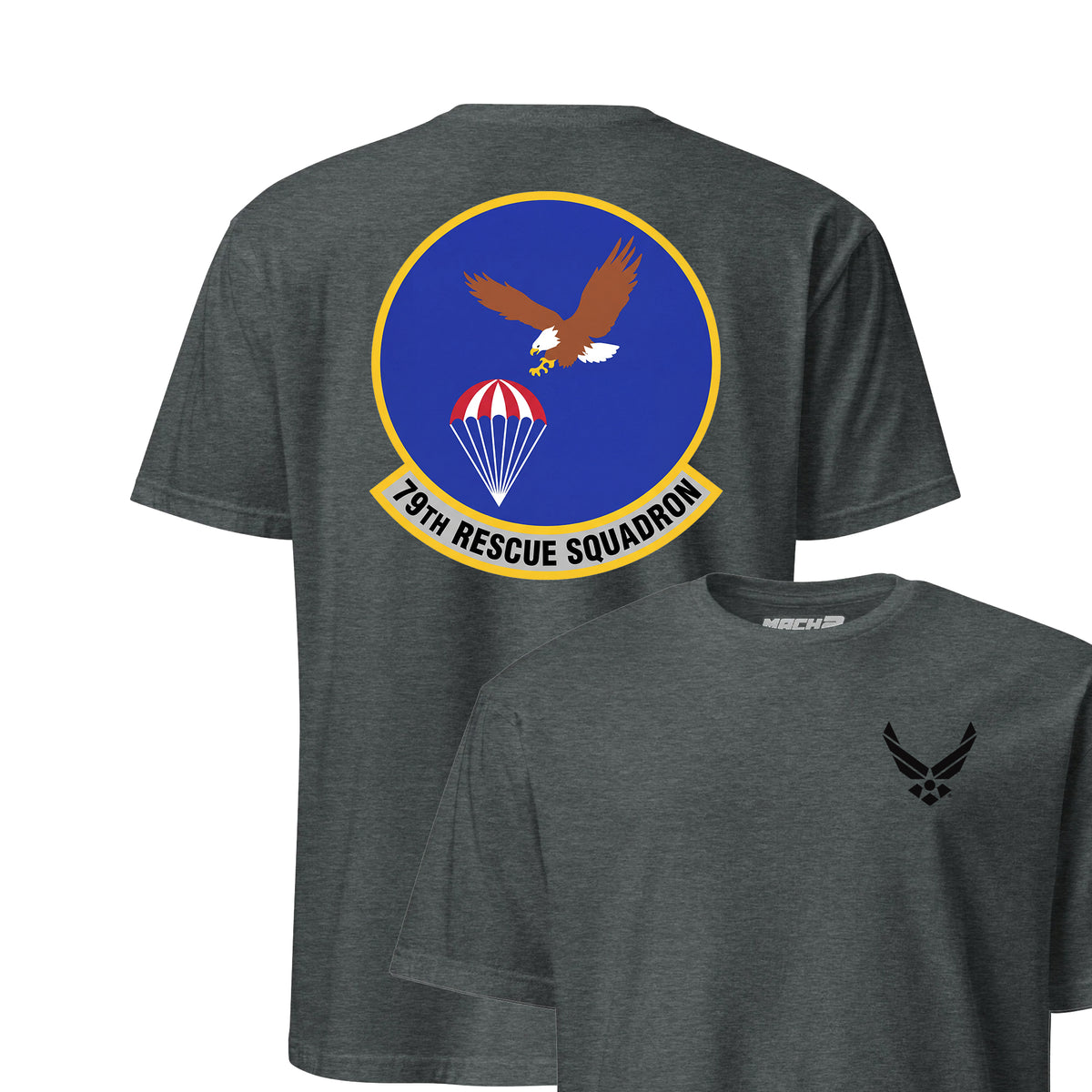 79th Rescue Squadron — Charcoal Heather