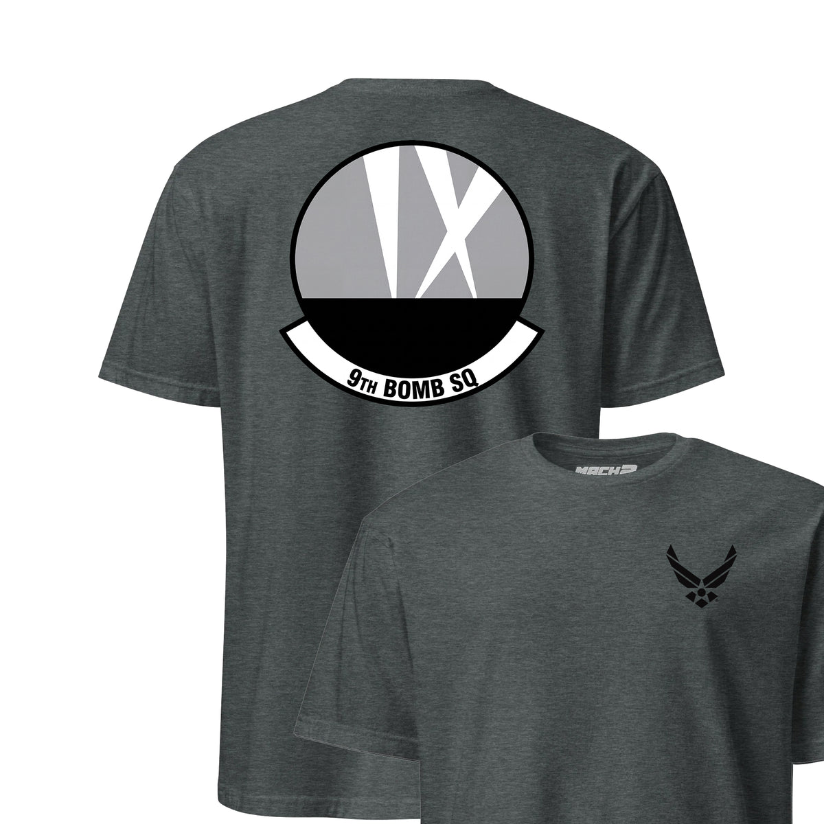 9th Bomb Squadron — Charcoal Heather