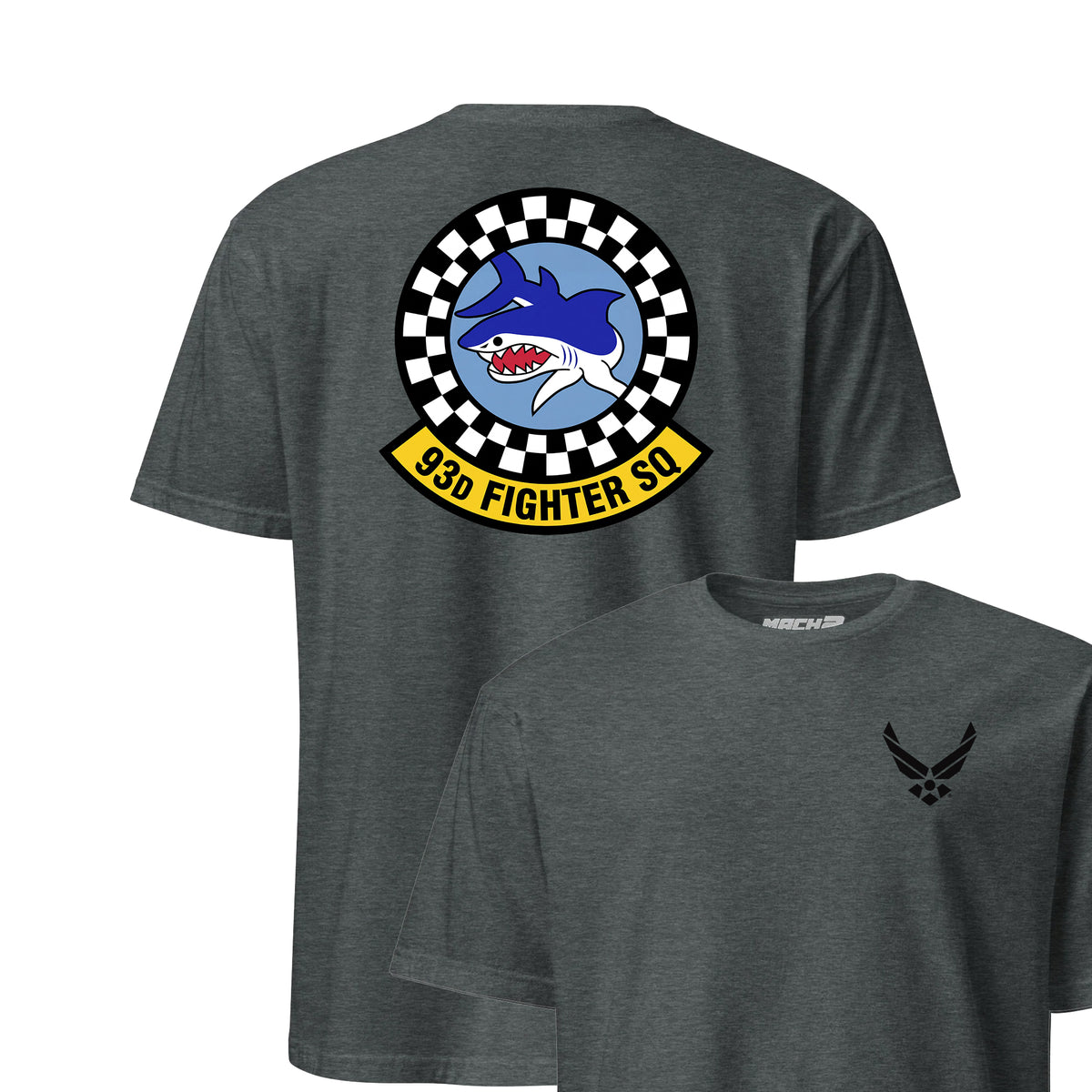 93rd Fighter Squadron — Charcoal Heather