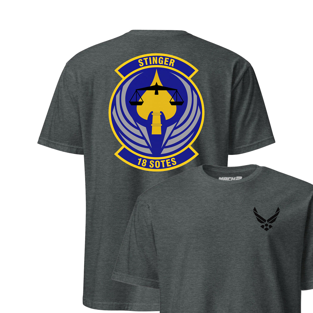 18th Test And Evaluation Squadron — Charcoal Heather