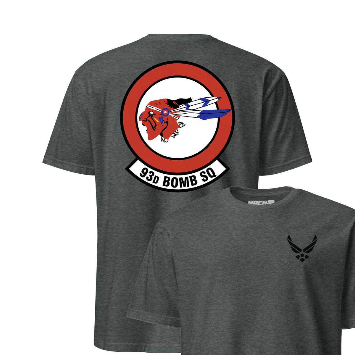 93rd Bomb Squadron — Charcoal Heather