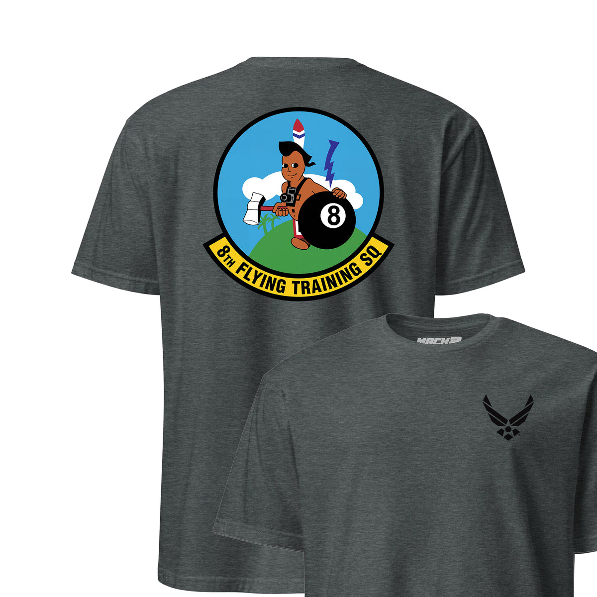 8th Flying Training Squadron — Charcoal Heather