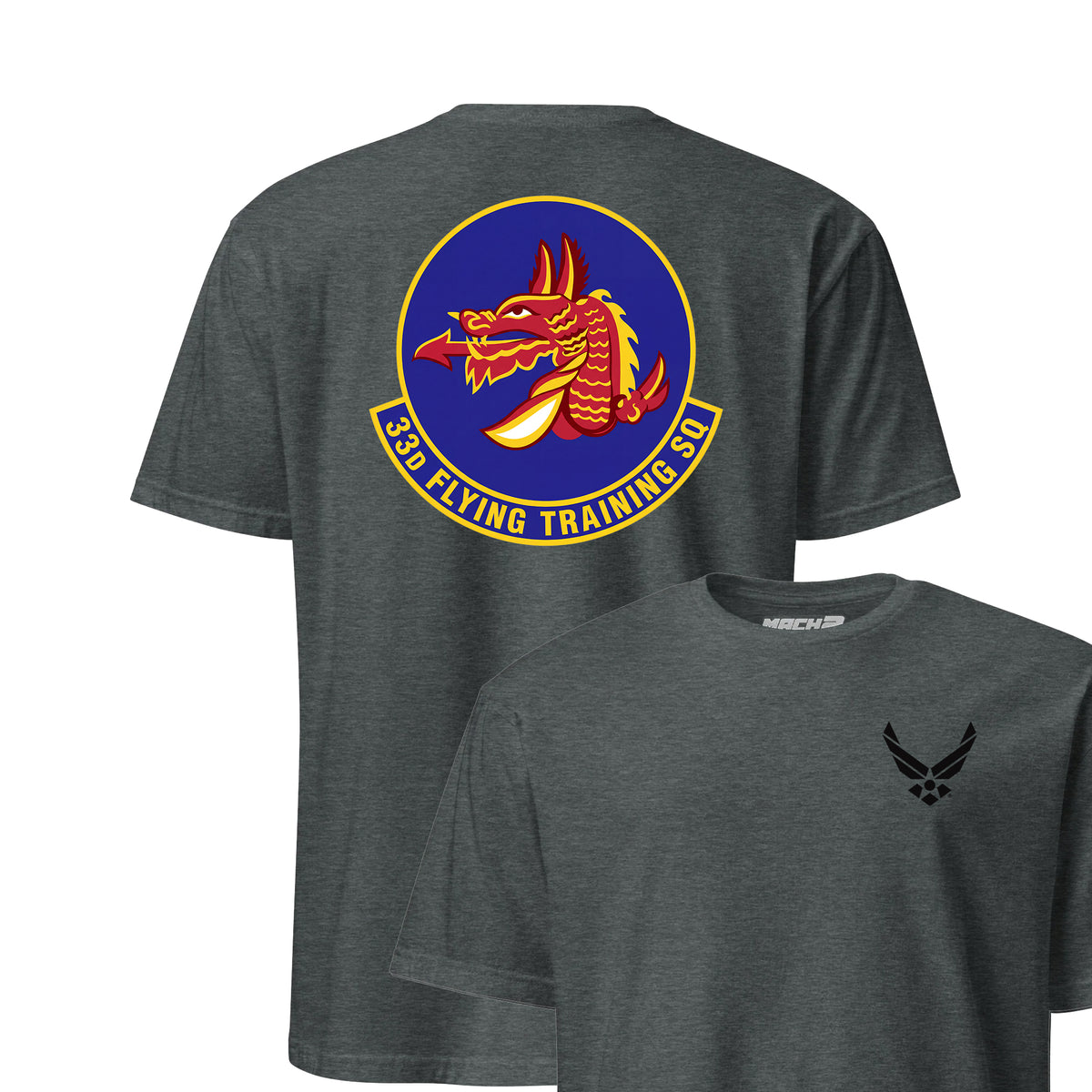 33rd Flying Training Squadron — Charcoal Heather