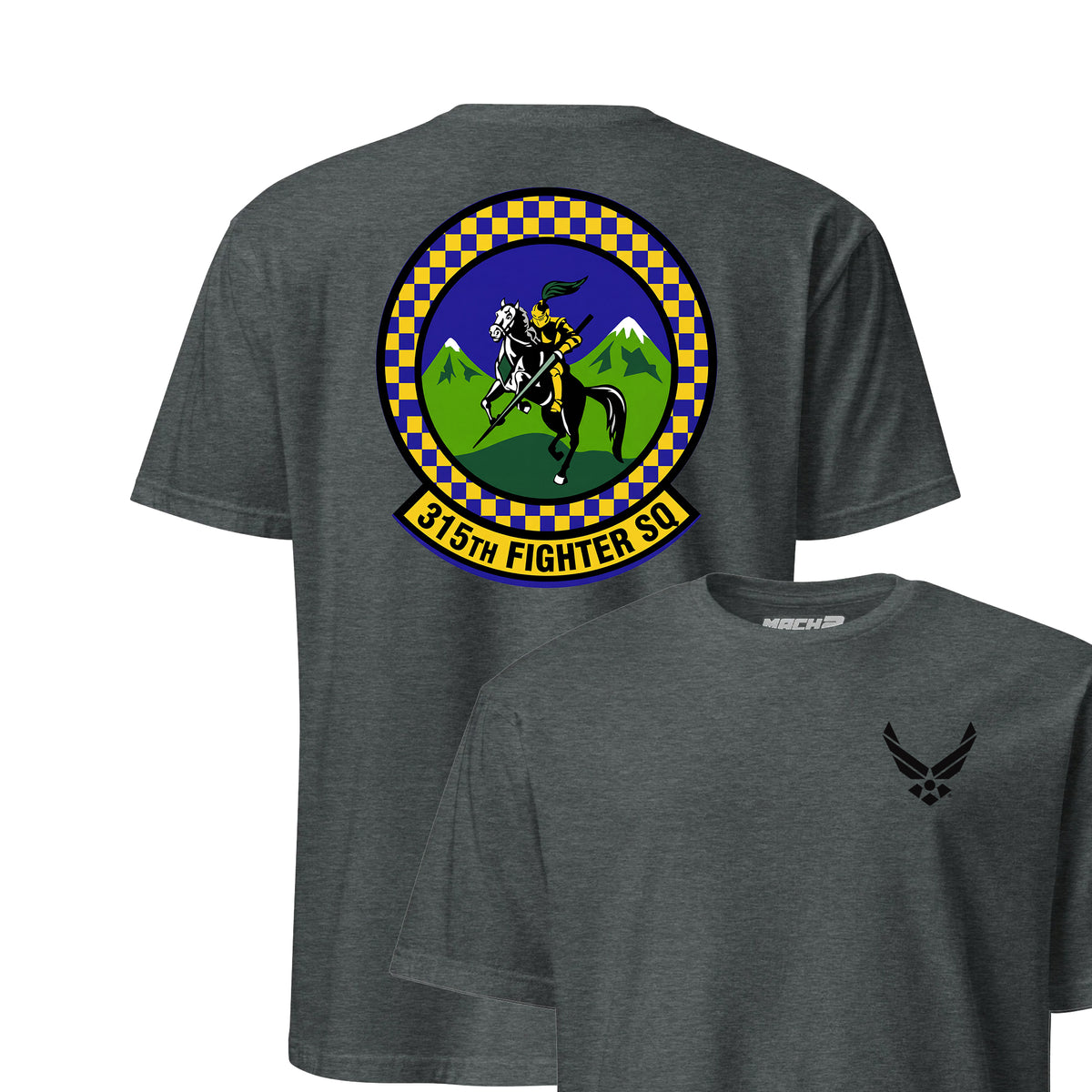 315th Fighter Squadron — Charcoal Heather