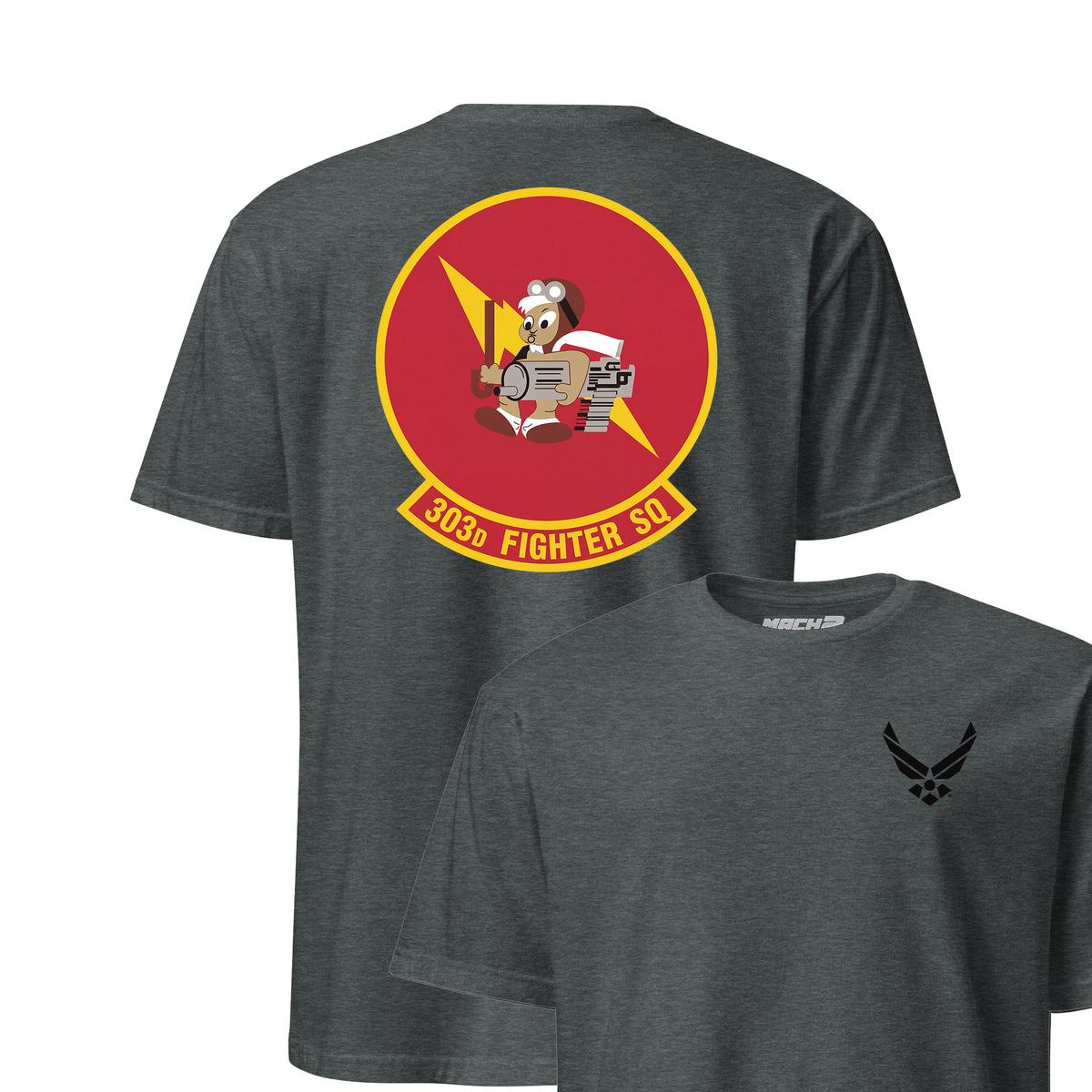 303rd Fighter Squadron — Charcoal Heather