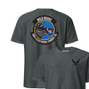 390th Electronic Combat Squadron Front & Back T-Shirt - Charcoal Heather
