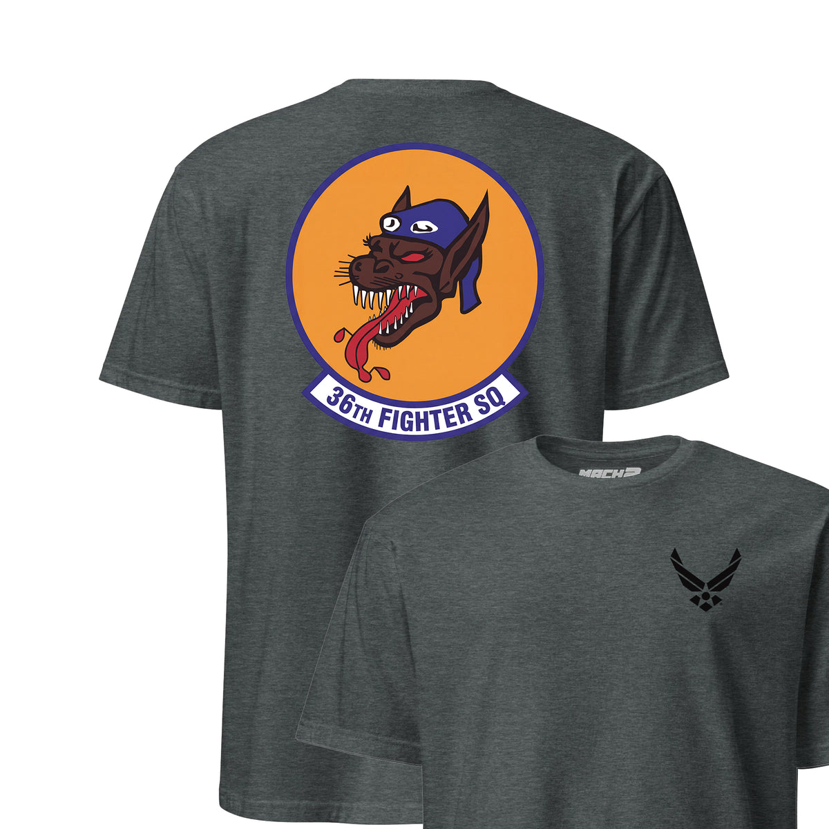 36th Fighter Squadron — Charcoal Heather