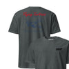 B-17g Flying Fortress Blueprint Front & Back T-Shirt - Charcoal Heather