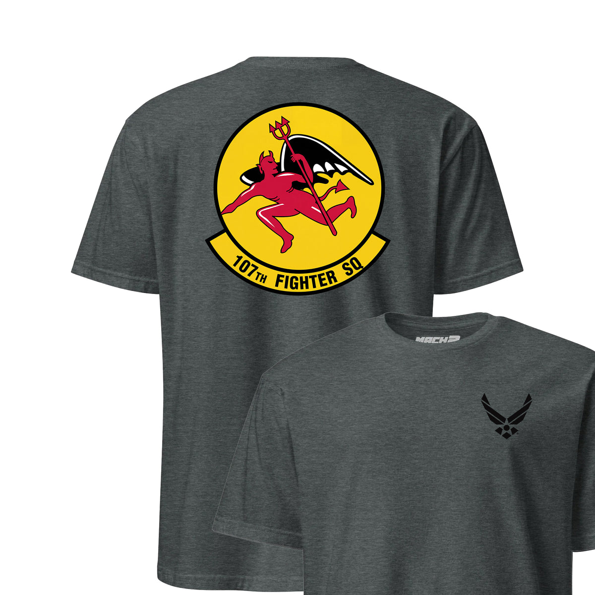 107th Fighter Squadron — Charcoal Heather