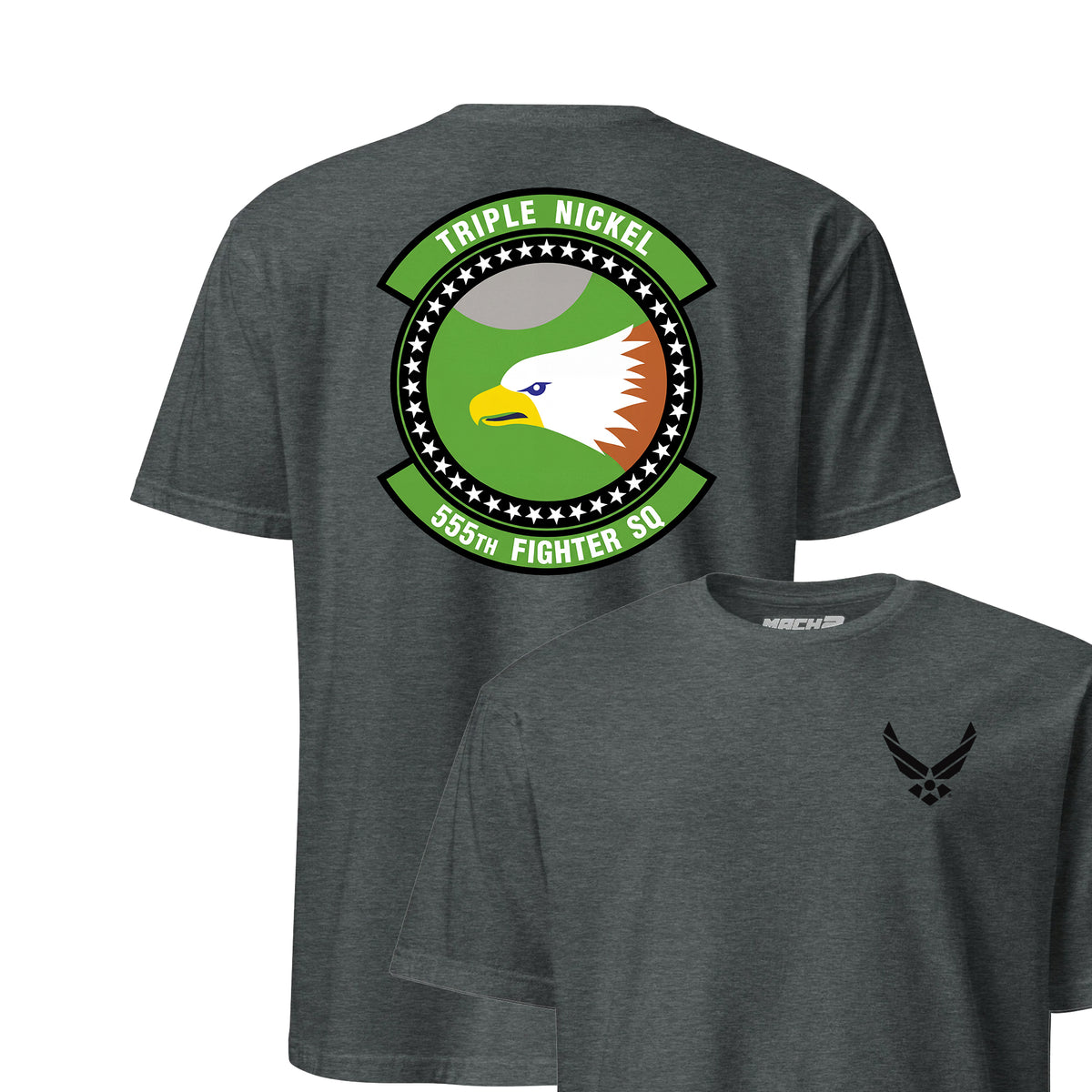 555th Fighter Squadron — Charcoal Heather