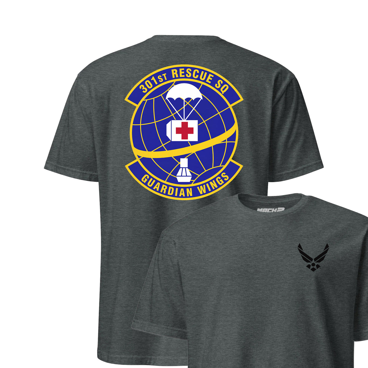 301st Rescue Squadron — Charcoal Heather