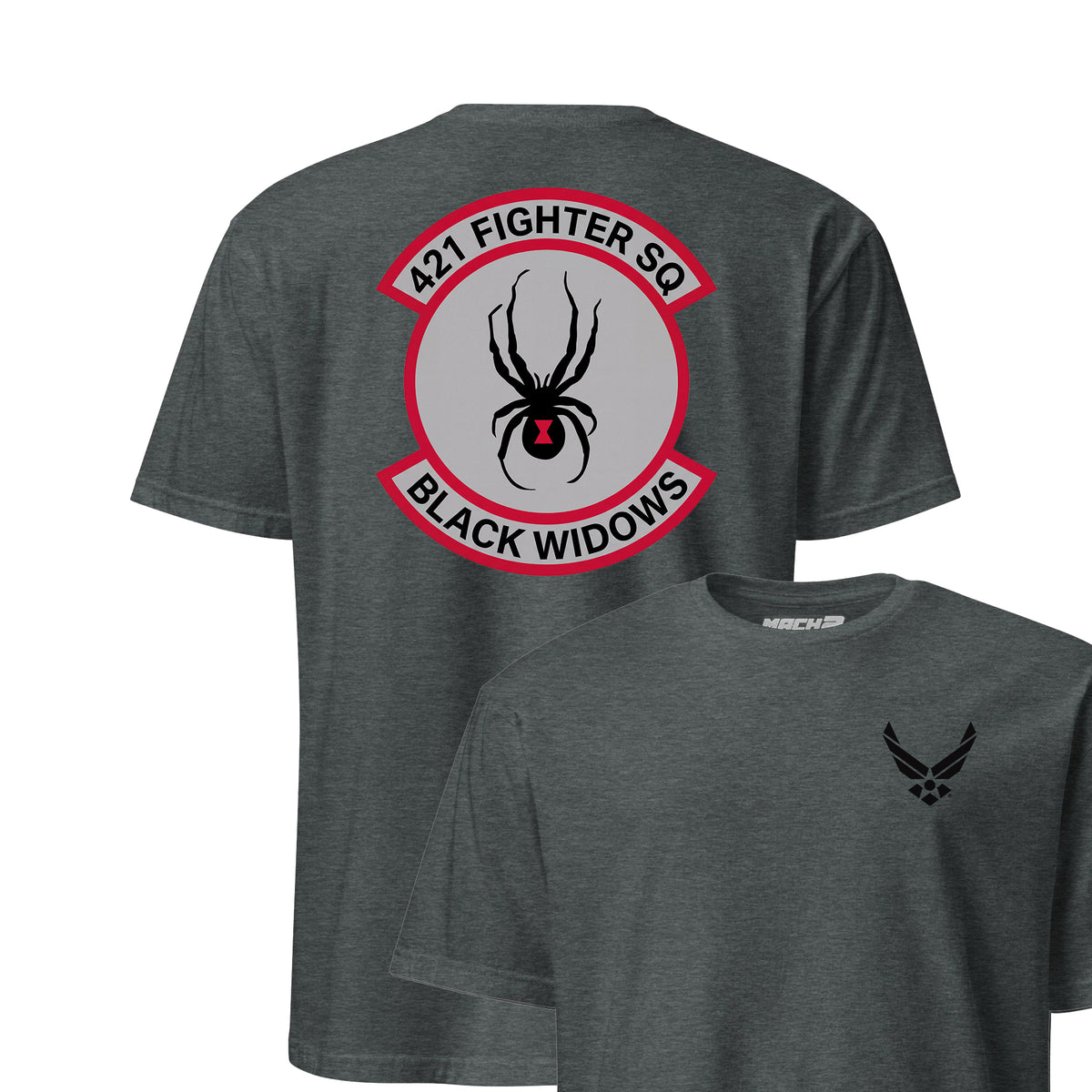421st Fighter Squadron — Charcoal Heather