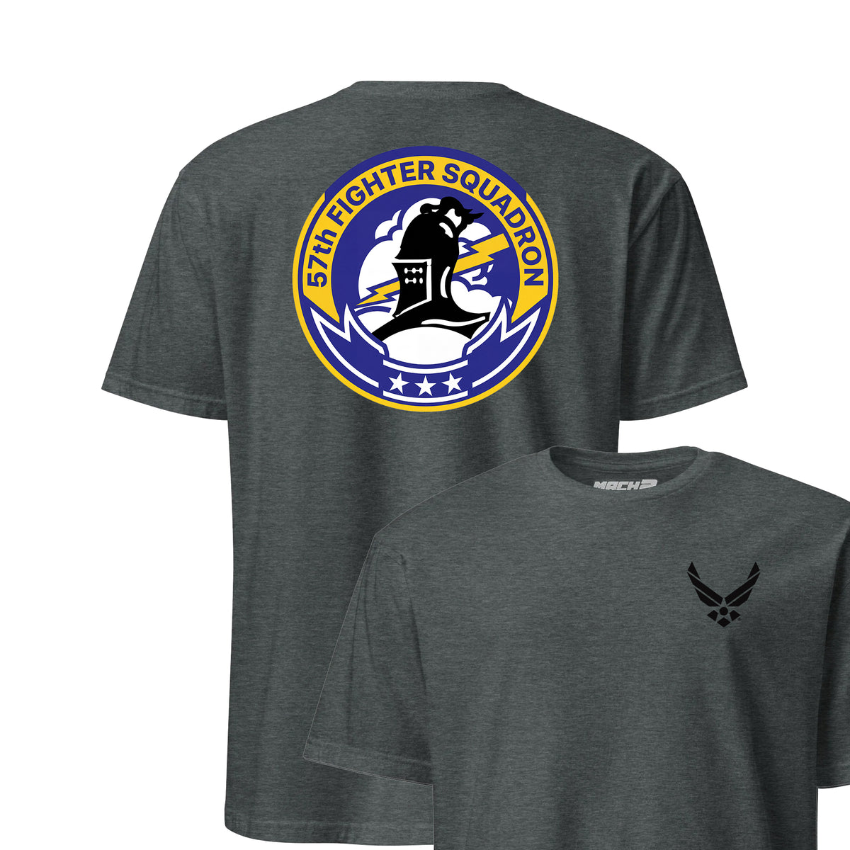 57th Fighter Squadron — Charcoal Heather