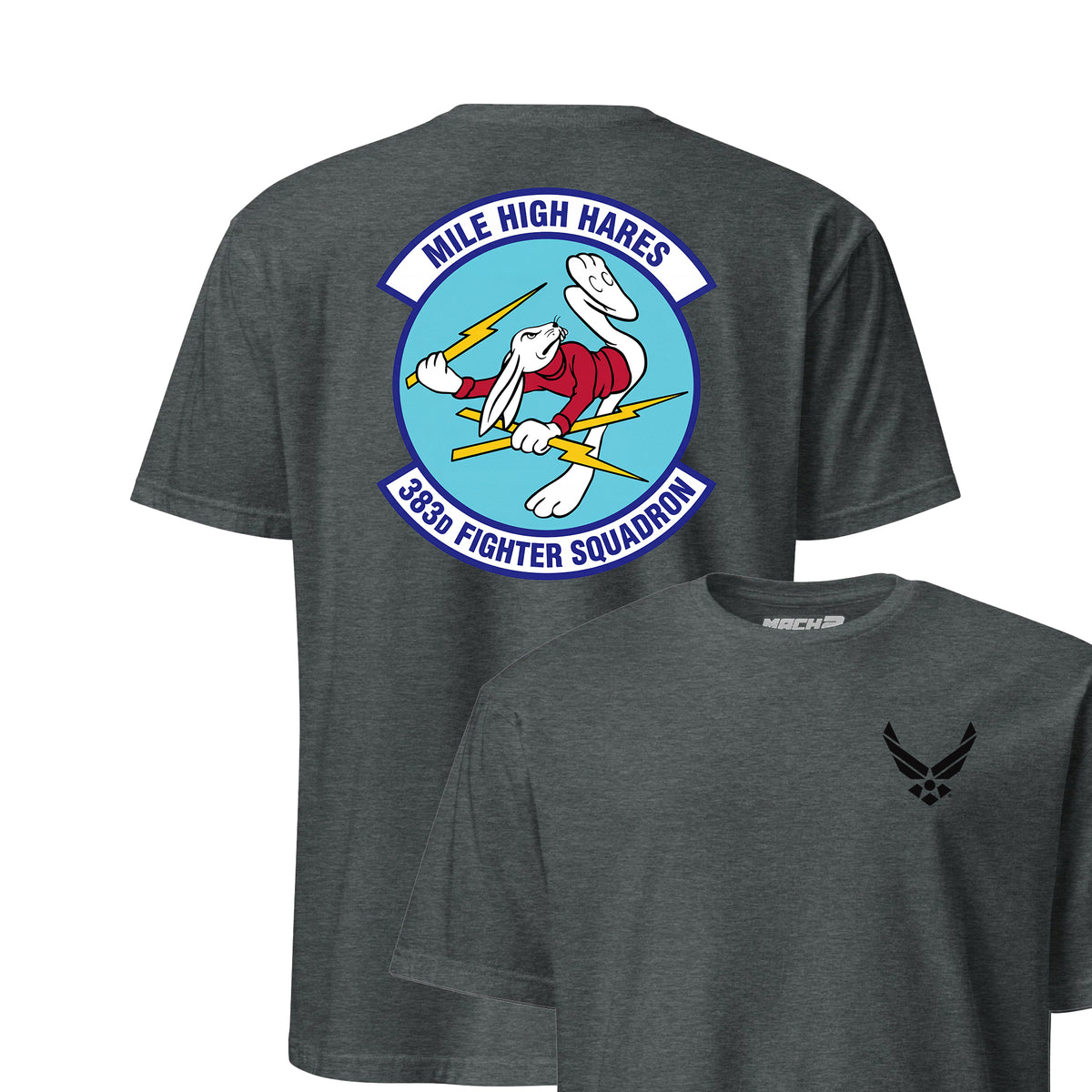 383rd Fighter Squadron — Charcoal Heather
