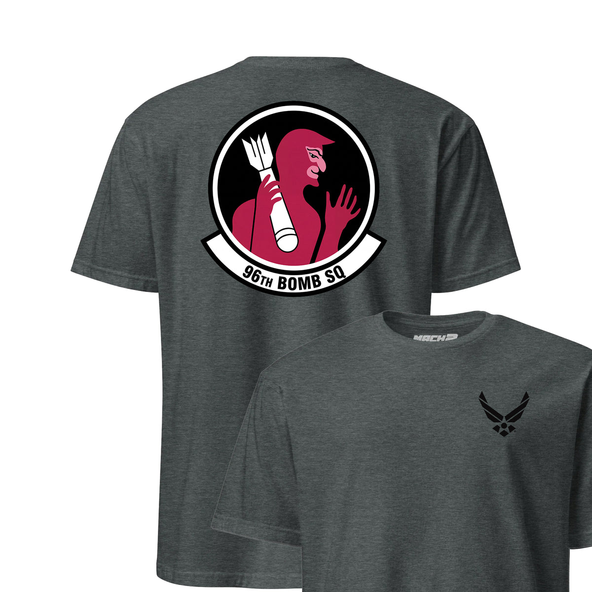 96th Bomb Squadron — Charcoal Heather