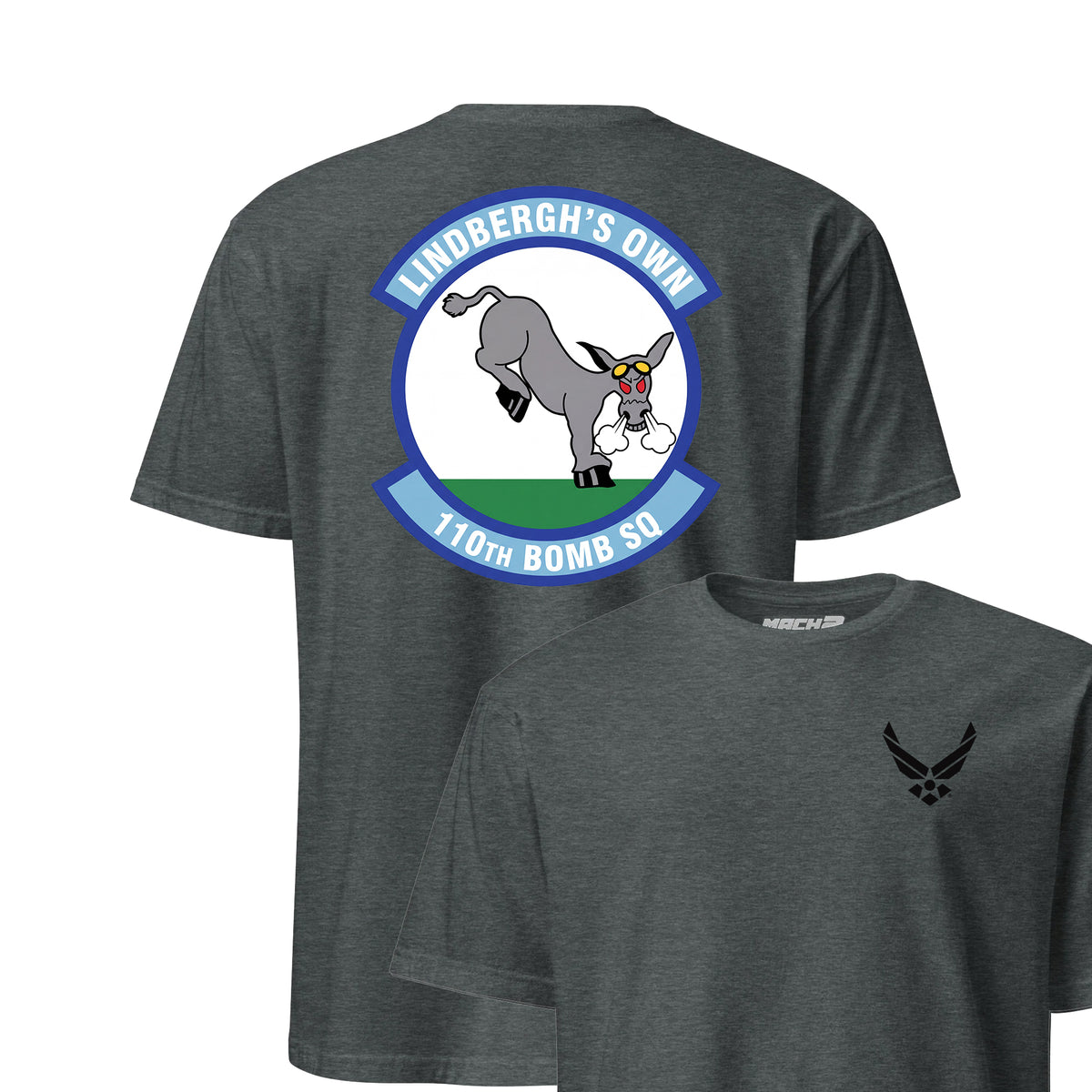 110th Bomb Squadron — Charcoal Heather