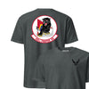 494th Fighter Squadron Front & Back T-Shirt - Charcoal Heather