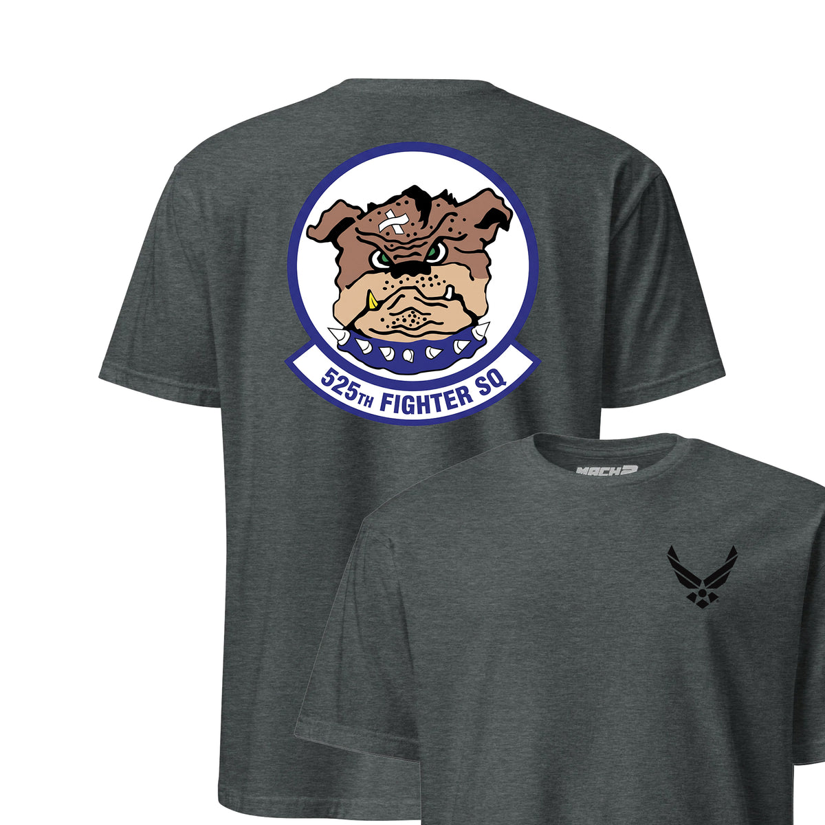525th Fighter Squadron — Charcoal Heather