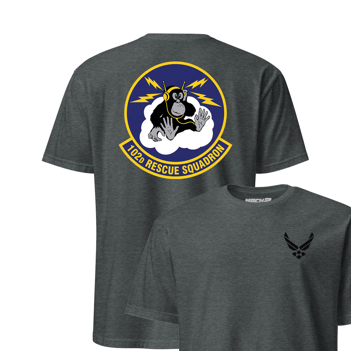 102nd Rescue Squadron — Charcoal Heather