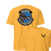 390th Electronic Combat Squadron Front & Back T-Shirt - Gold