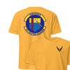 16th Weapons Squadron Front & Back T-Shirt - Gold