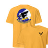 69th Bomb Squaron Front & Back T-Shirt - Gold