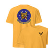 5th Flying Training Squadron Front & Back T-Shirt - Gold